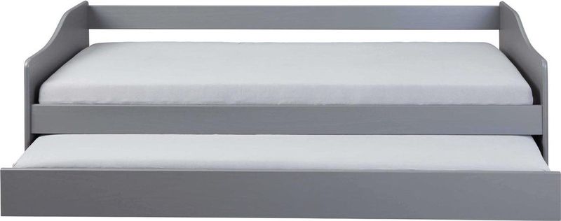 Uitschuifbed Leonie - Donkergrijs - 90 x 200 cm - 100% Melaminecoating