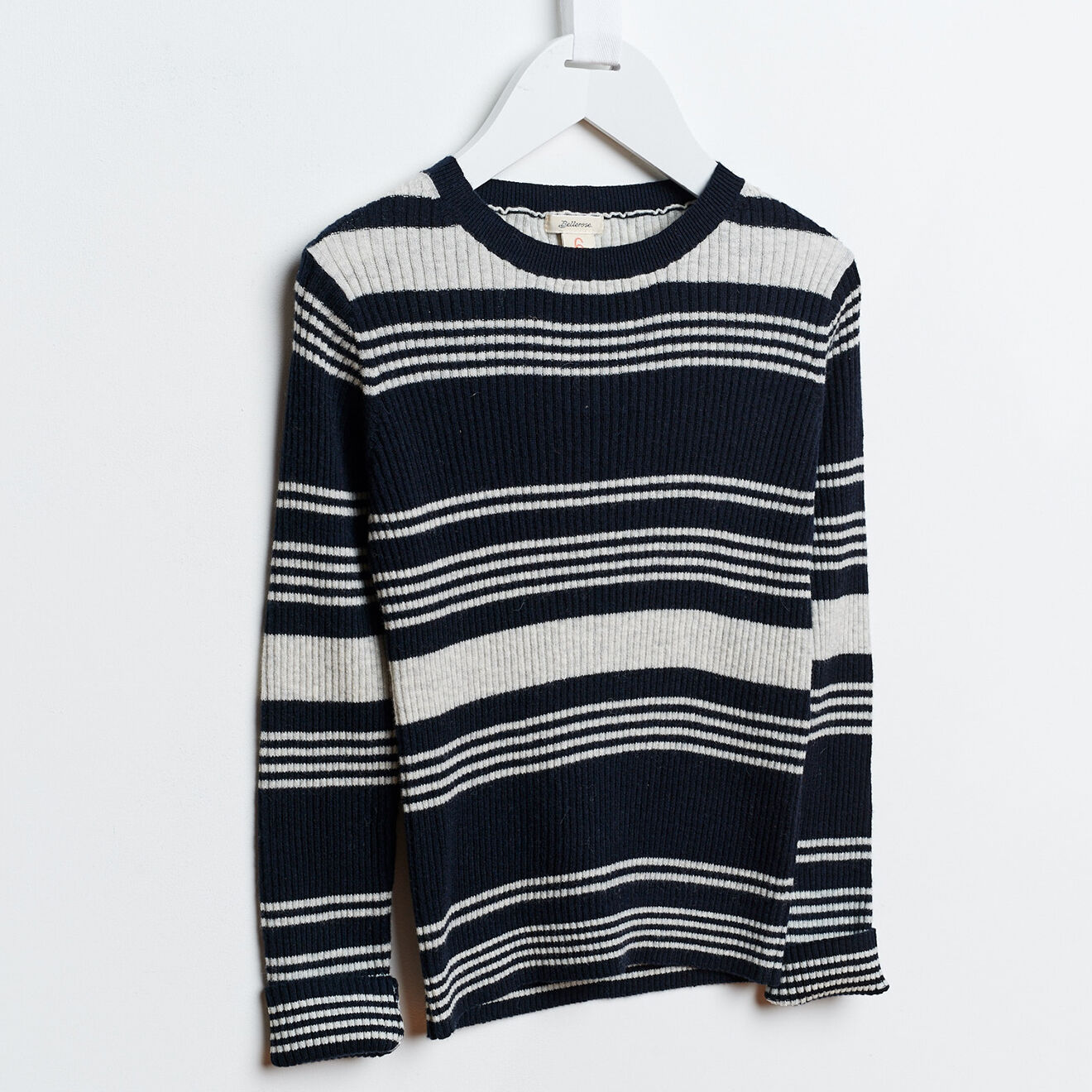 Bellerose Pull Glava à rayures noir/blanc