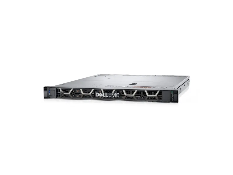 Dell PowerEdge R450 - Server - rack-monterbar 1U - 2-vejs - 1 x Xeon Silver 4310 / op til 3.3 GHz - RAM 16 GB - HDD 1.2 TB - Matrox G200 - Gigabit Ethernet - skærm: ingen - sort - med 3 års Basic Onsite