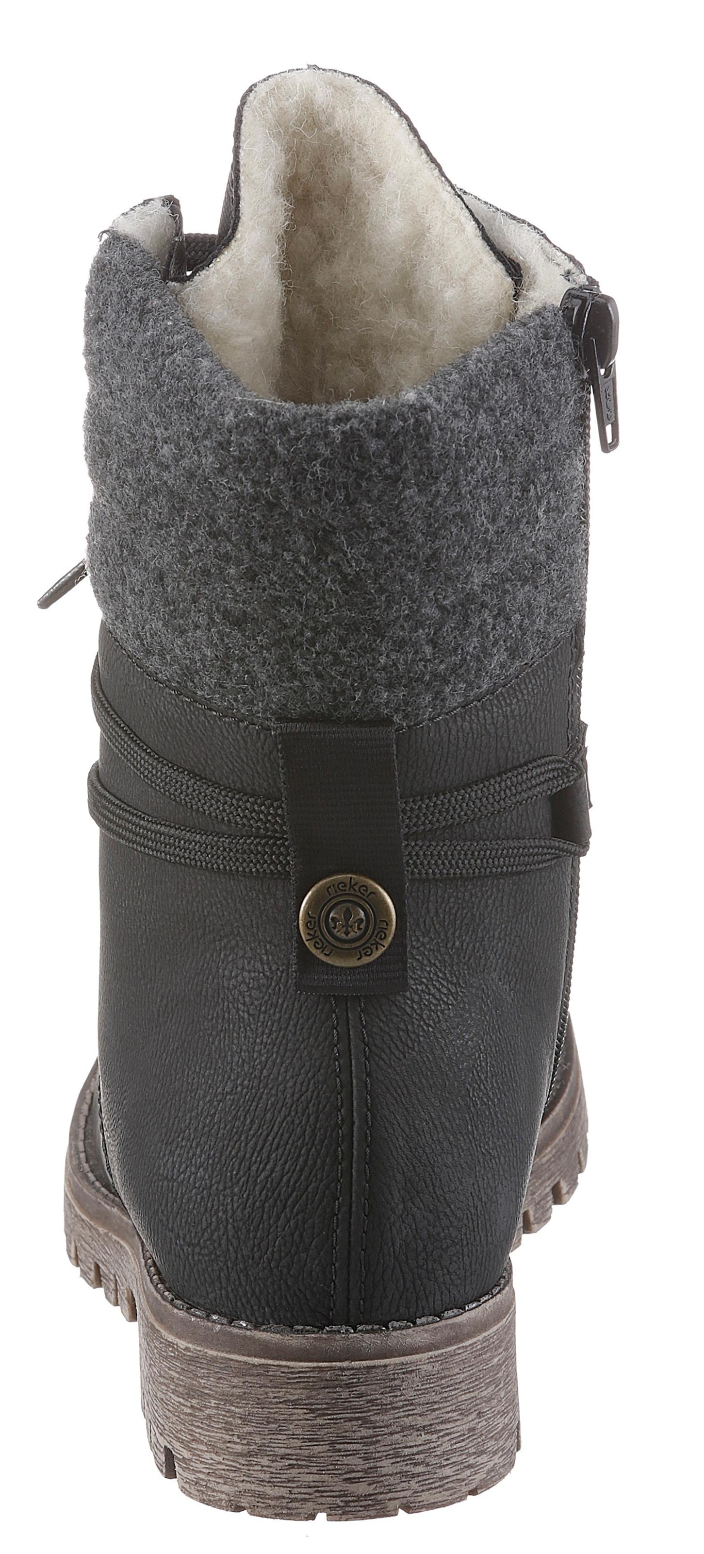 Rieker Winterboots  , Outdoorboots, Winterstiefelette, Profilsohle, mit TEX-Membran