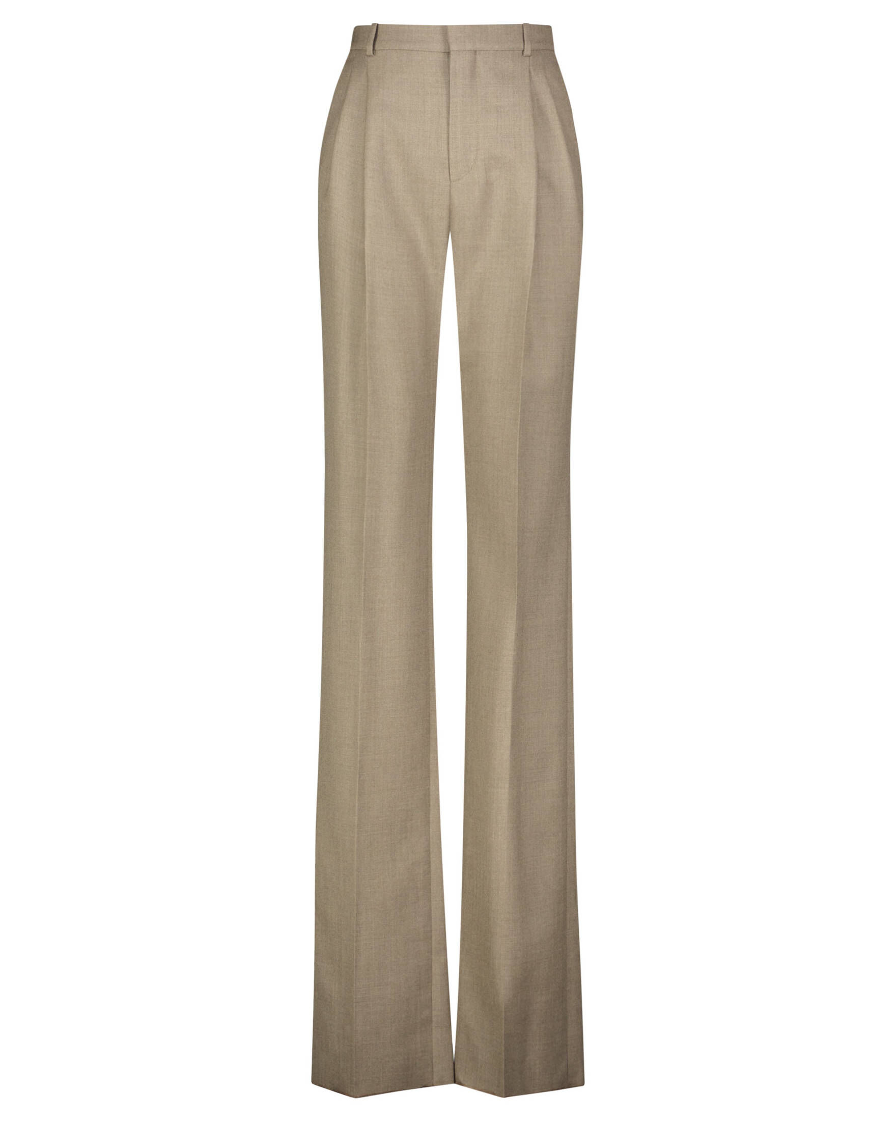Saint Laurent| Damen Bundfaltenhose aus Wolle