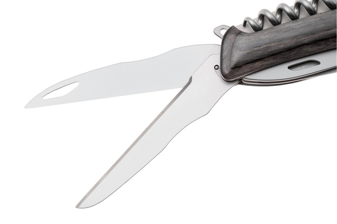 Swiza D09 R AM, KNR.0136.6510, Laminate Black, Zwitsers zakmes, 9 tools