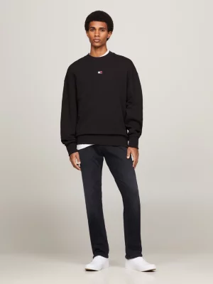 Calça jeans Scanton Slim Fit preta desbotada