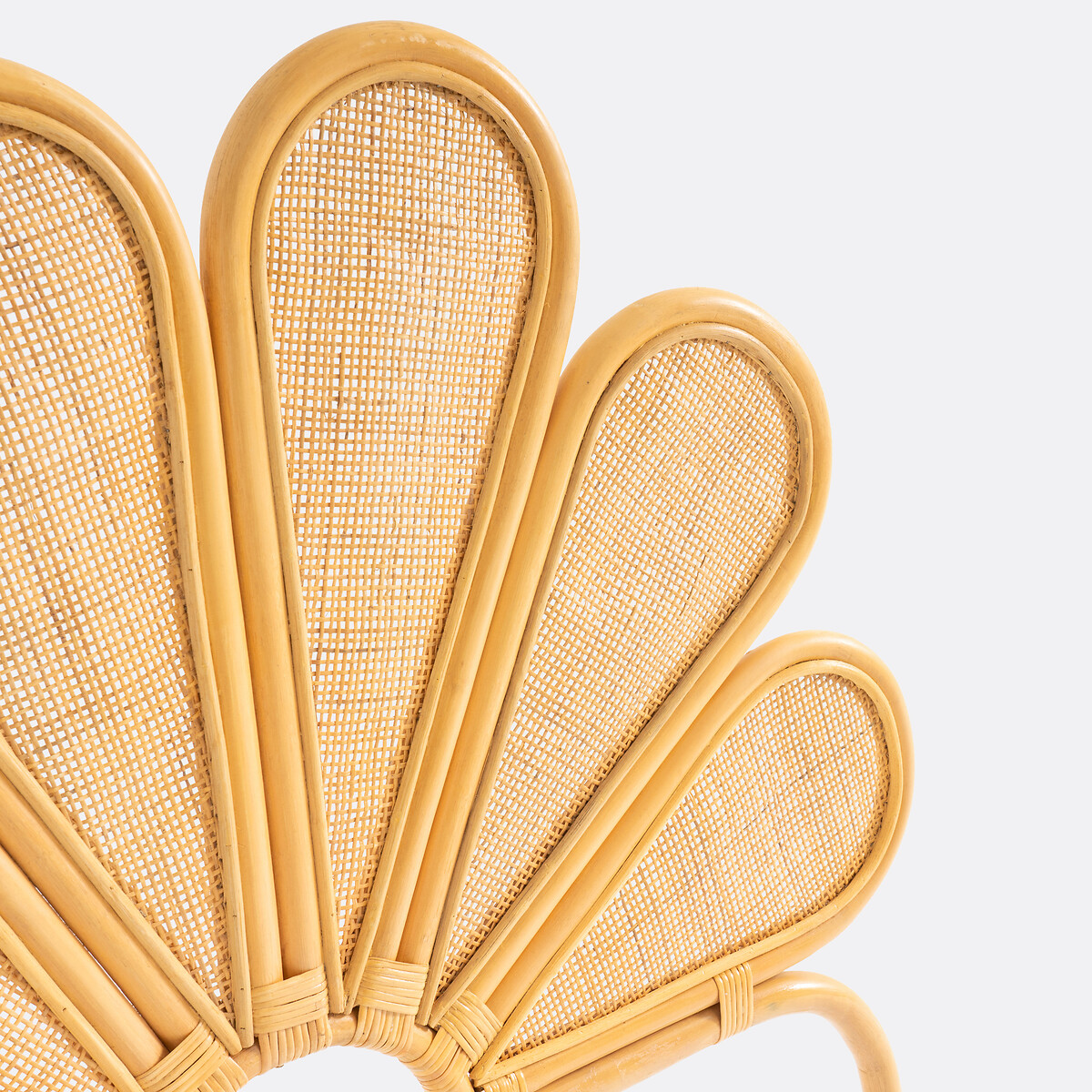 LA REDOUTE INTERIEURS<br>Cabeceira vintage em rattan, Flores