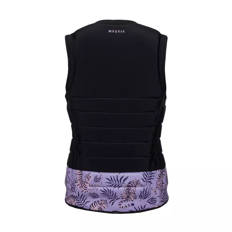 Gilet impact femme MYSTIC Zodiac Frontzip Wake Black / Purple
