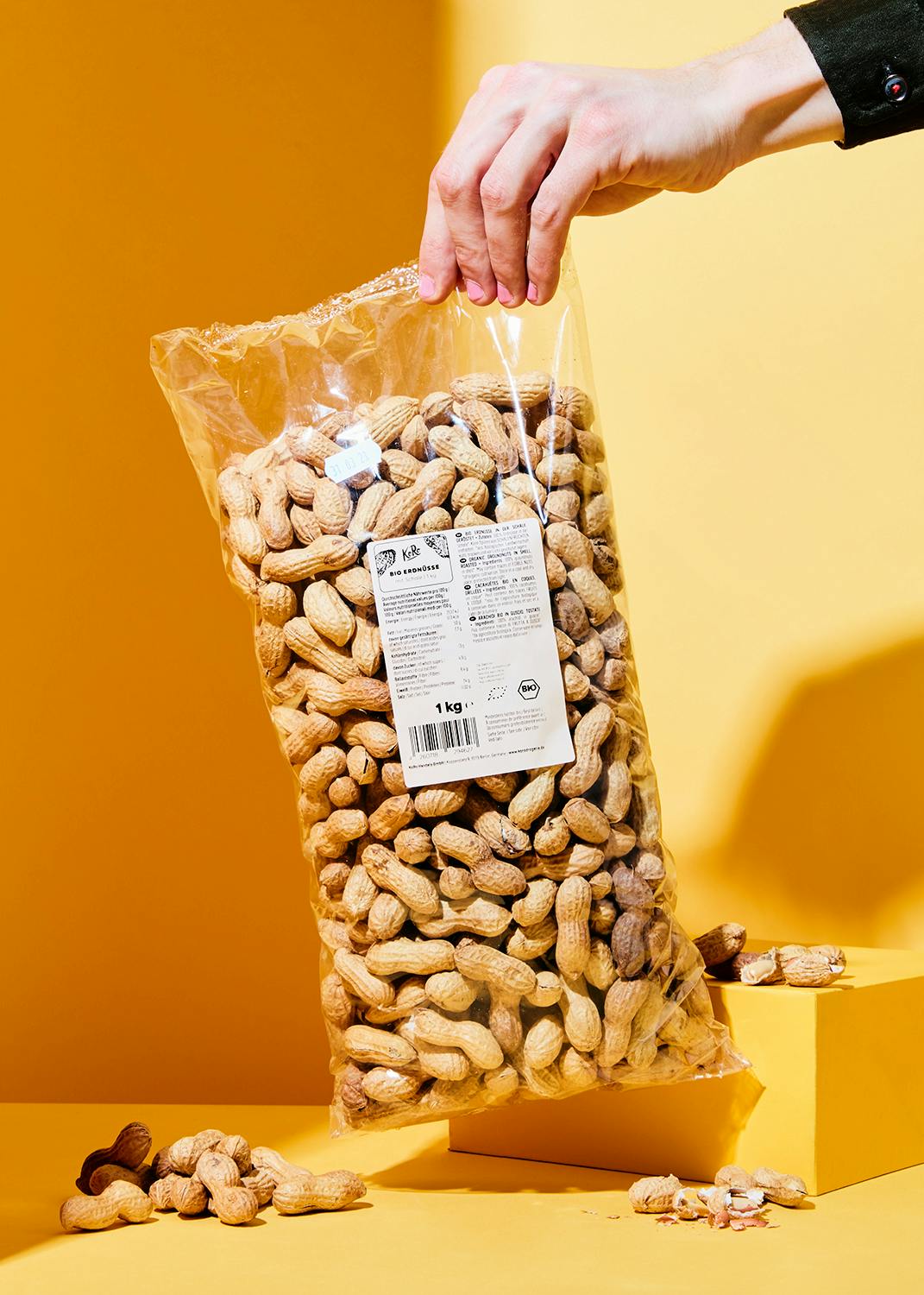 Bio Erdnüsse mit Schale 1 kg