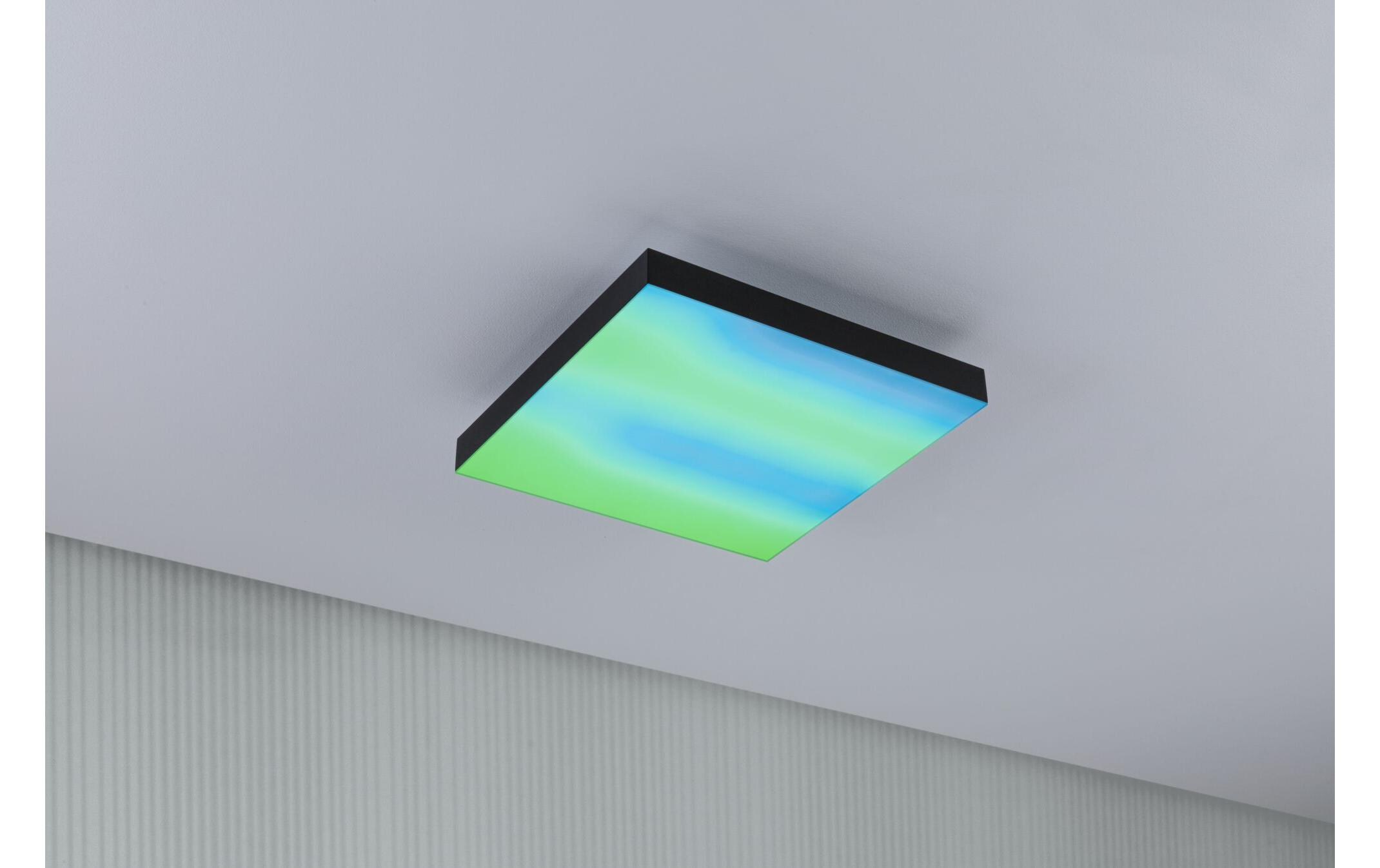 Deckenleuchte LED Panel Velora Rainbow, 13.2W, RGBW, SchwarzLED Panel