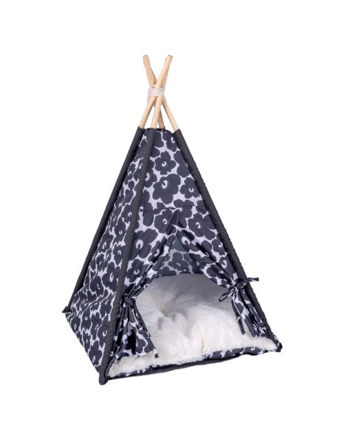 Adori Kattentent Lois - Kattenbed - 45x45x55 cm Zwart