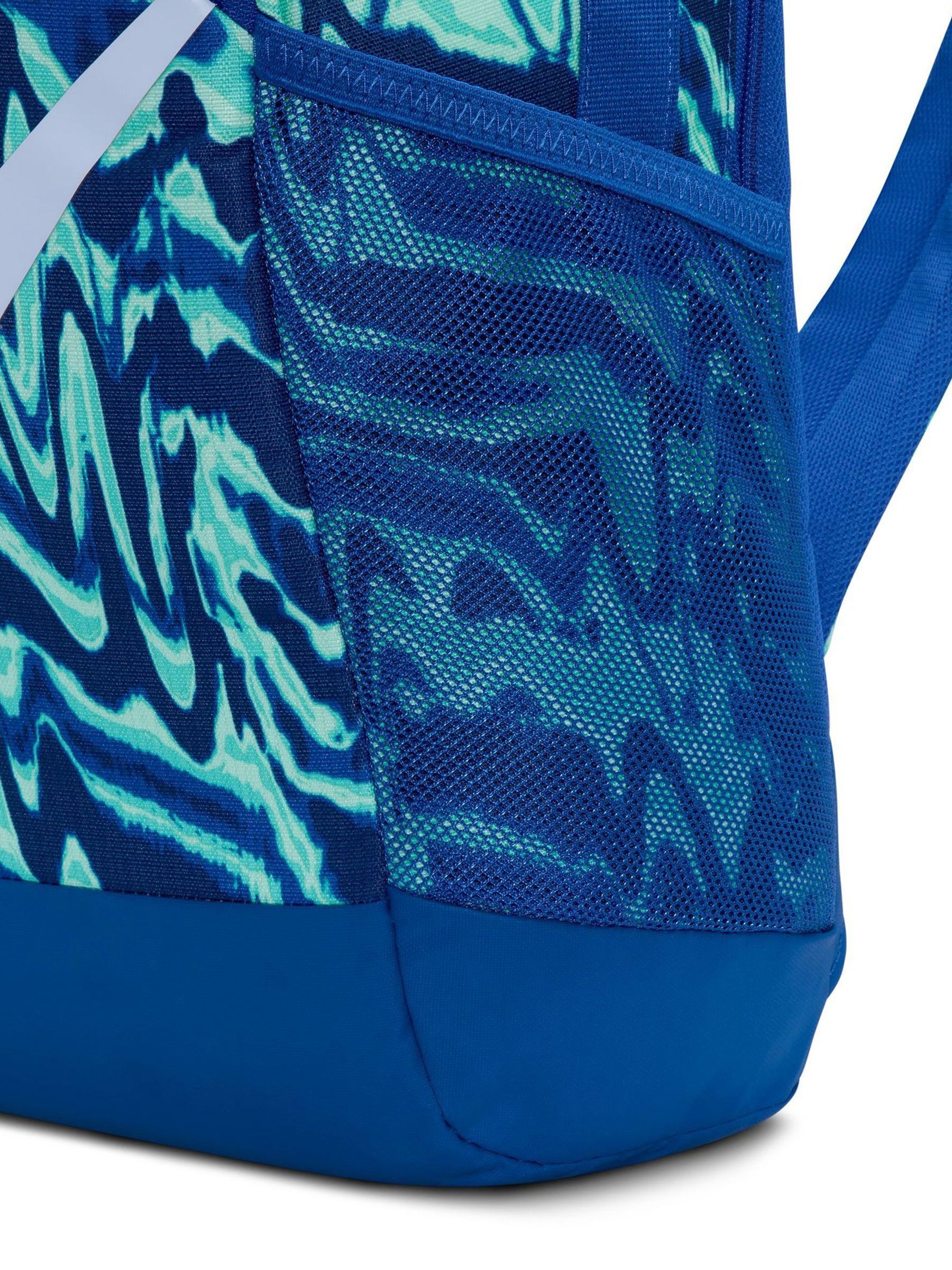 Koningsblauw - Nike Brasilia rugzak met all-over print