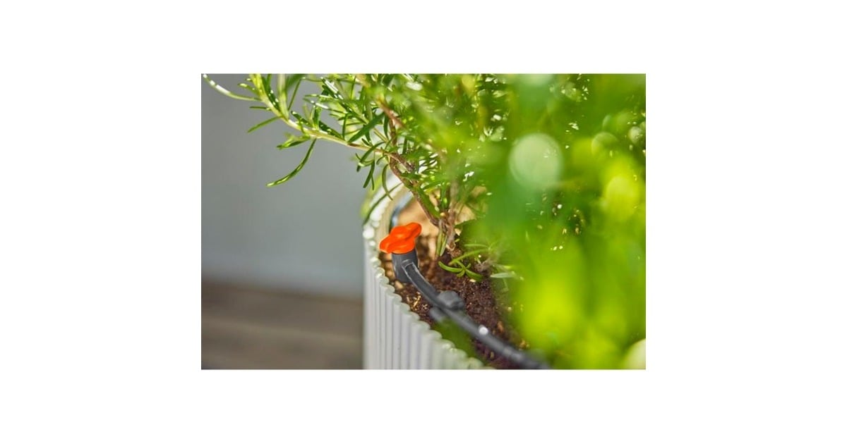 GARDENAMicro-Drip-Bewatering Balkon Set (15 planten)​ druppelaar  (Zwart/grijs)