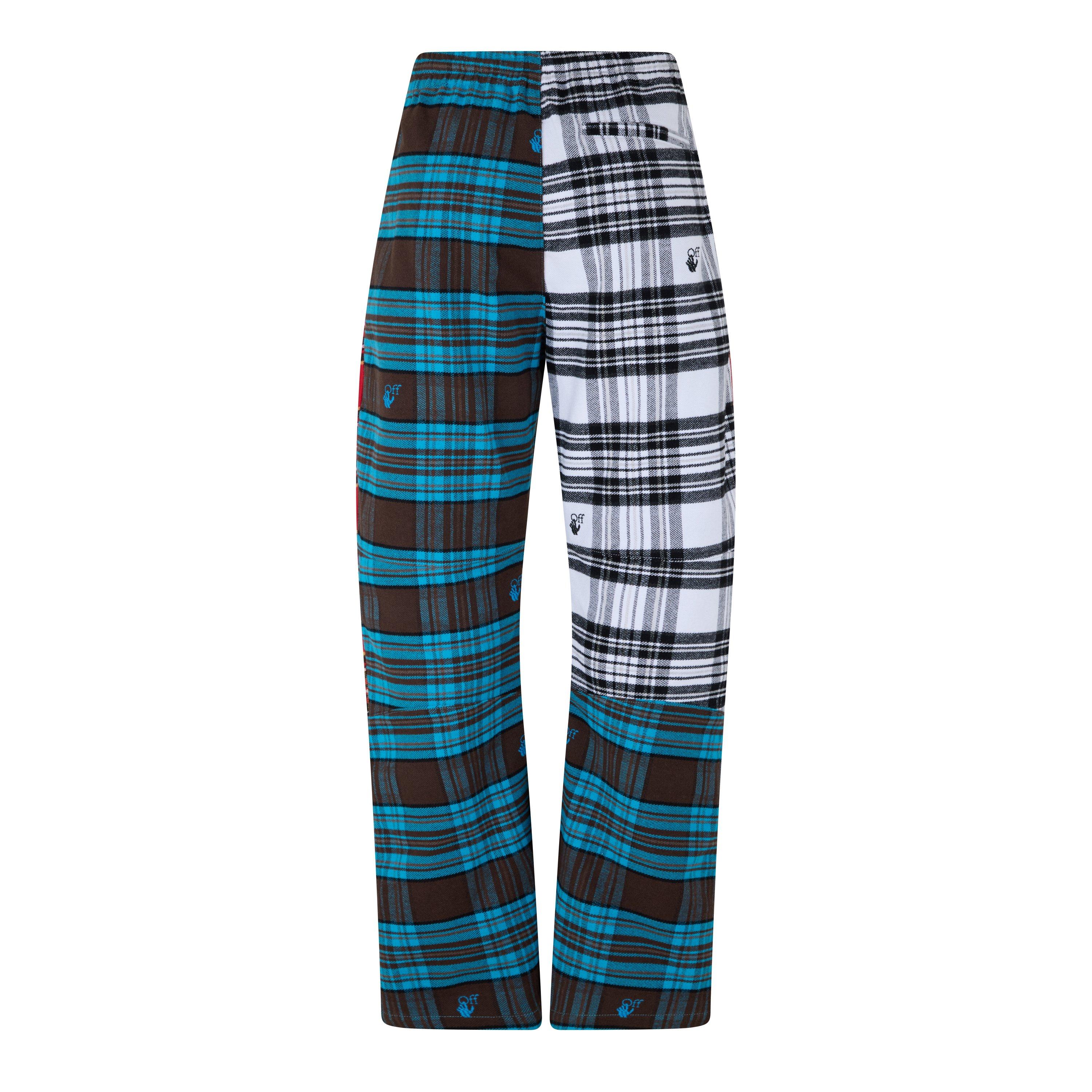 Off White Multi Coloured Panel Trousers