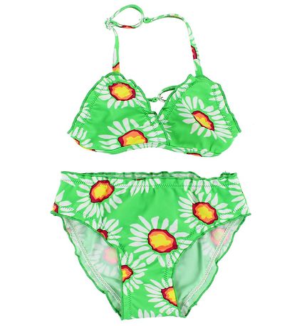 Color Kids Bikini - Vivi - Grün m. Blumen