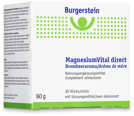 BURGERSTEIN Magnesiumvital direct<br>30 Stück, Stick