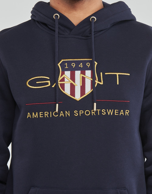 Gant - ARCHIVE SHIELD HOODIE - Marine
