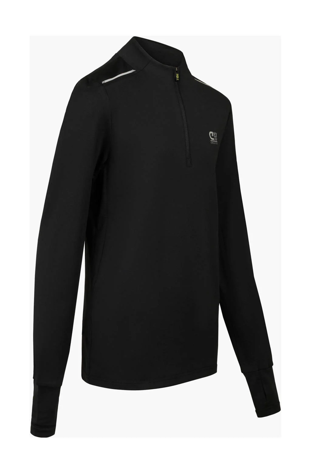 Cruyff sportshirt Ametrine zwart