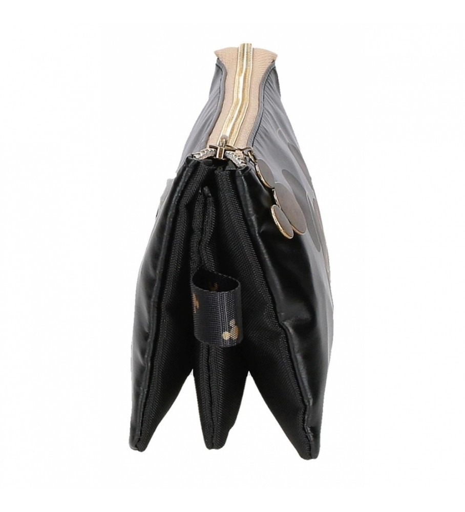 Estojo para lápis Joumma Bags Mickey Outline com três compartimentos, preto