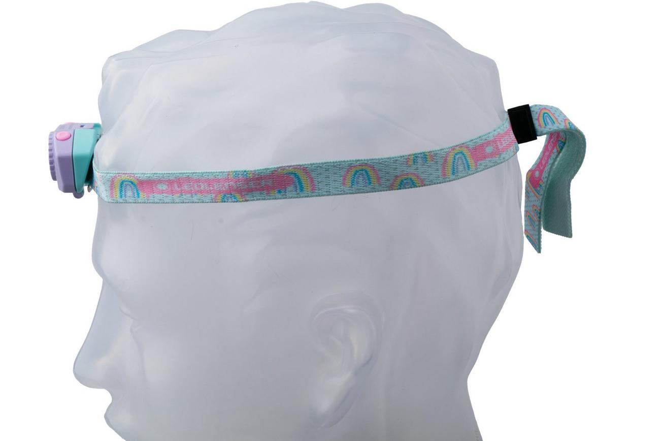 Ledlenser KIDLED2 Purple, hoofdlamp voor kinderen, 40 lumen
