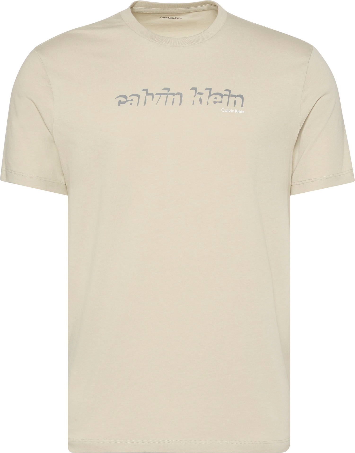 Calvin Klein Jeans T-Shirt »SS 30s E CLVN LN 3D«, Mit Rundhalsausschnitt