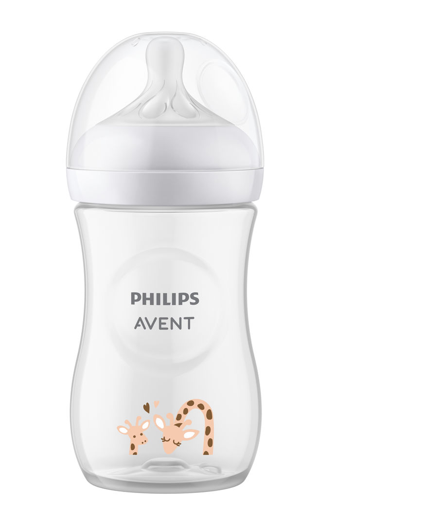Philips Avent tåteflaske Natural Response Giraffe 260 ml