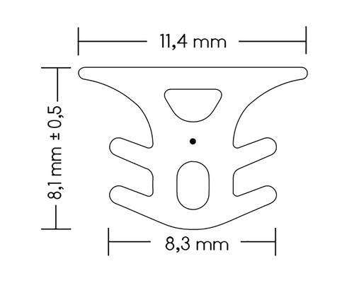 Voegenband voor plankdiktes vanaf 20 mm, lengte 50 meter