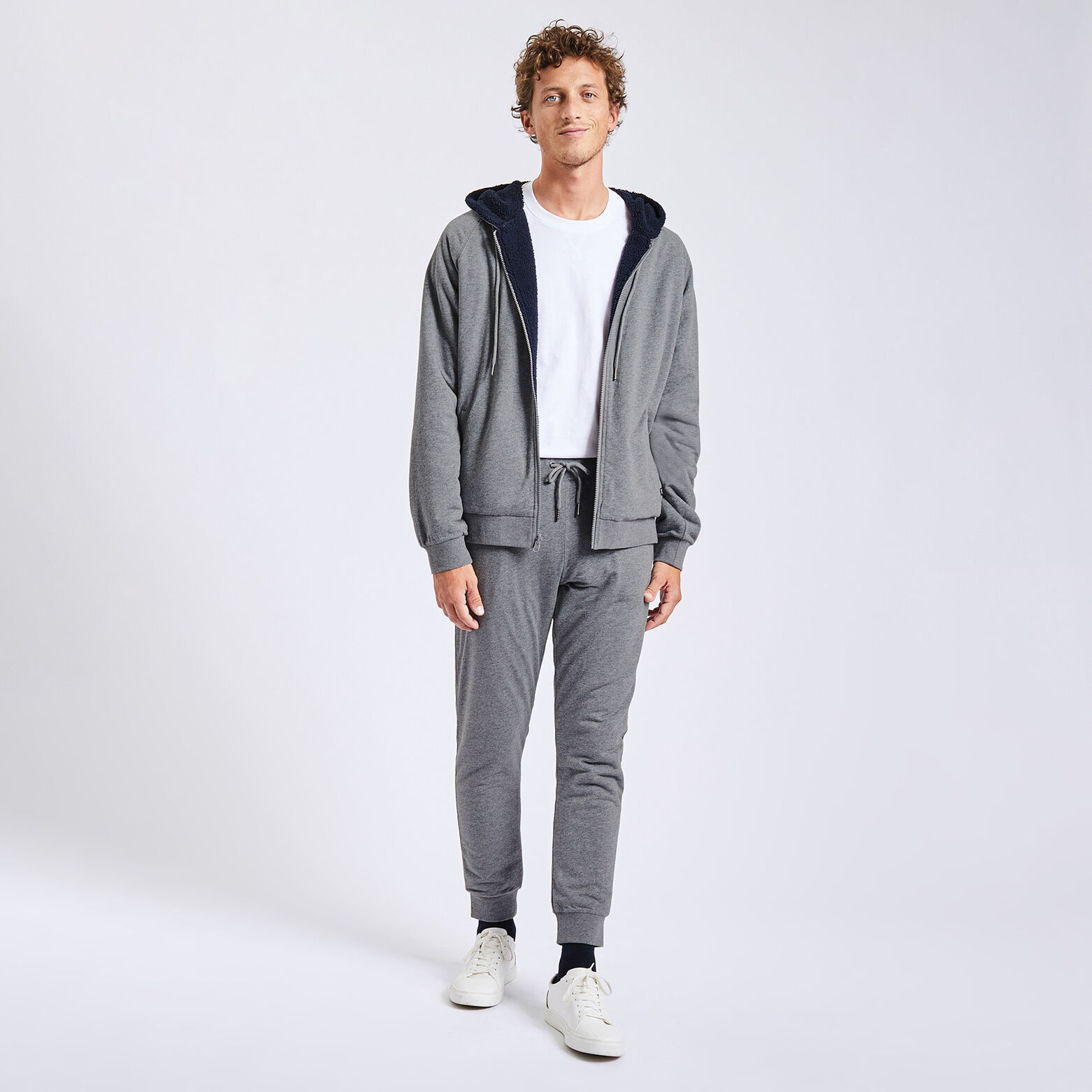 Pantalon de jogging réversible Gris foncé
