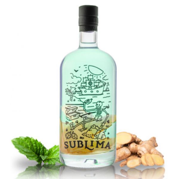 Rum Sublima Rum Frutas Vermelhas e Gengibre, 23,08% Vol 35cl