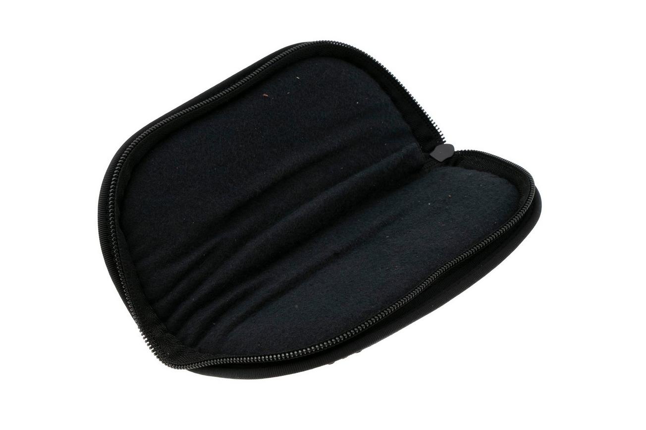 Case Taco Pouch 50282 Brown Suede Leather, zakmes pouch