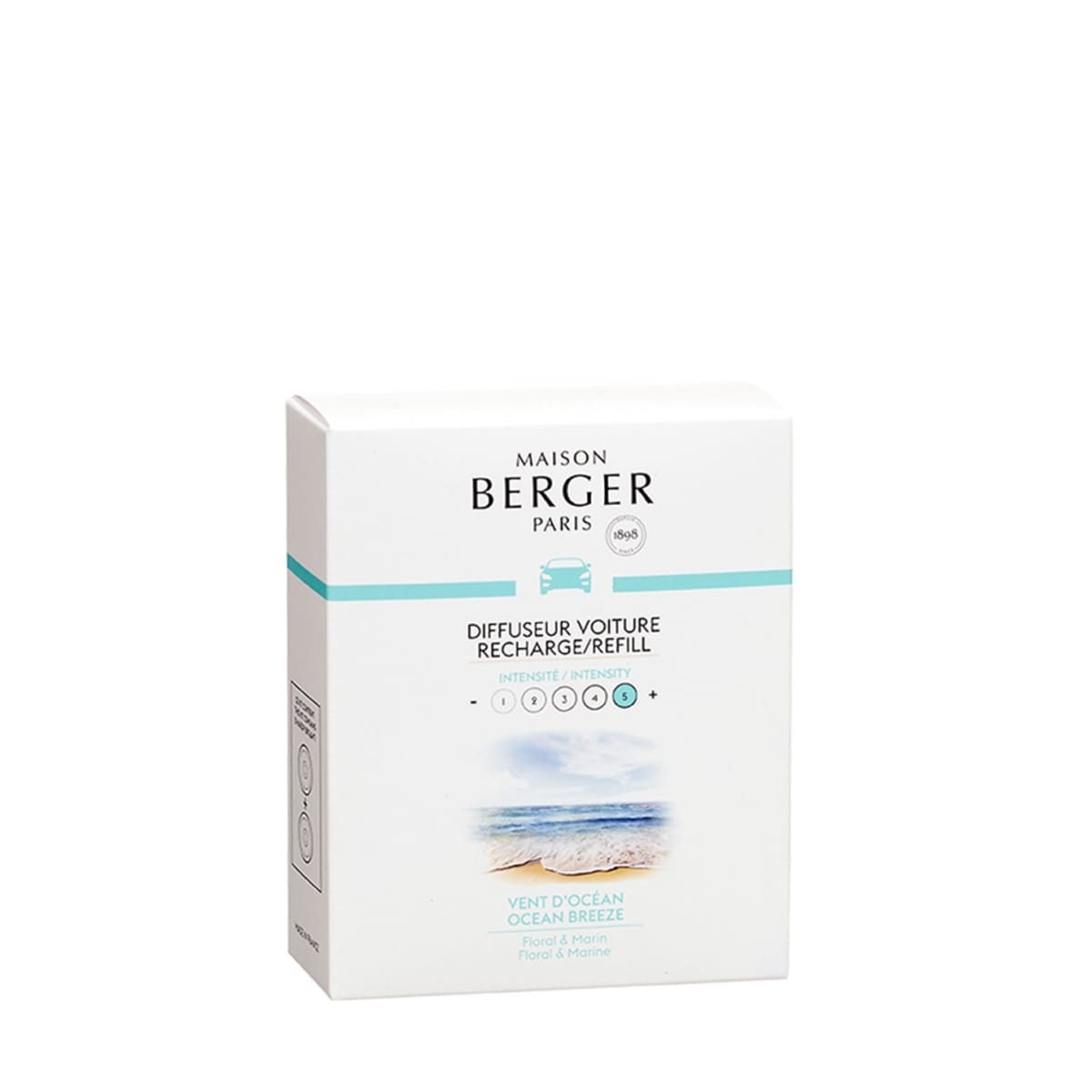Maison Berger Paris Vent d'océan Recharge Diffuseur voiture