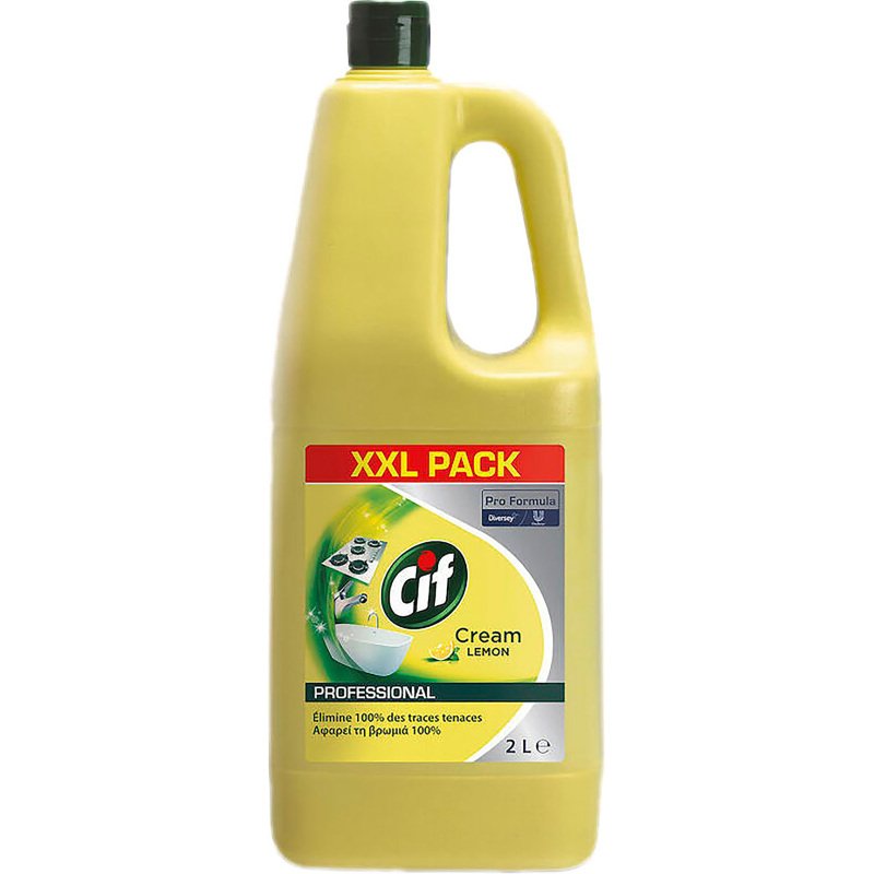 Crème à récurer Cif professional citron - Flacon de 2 L