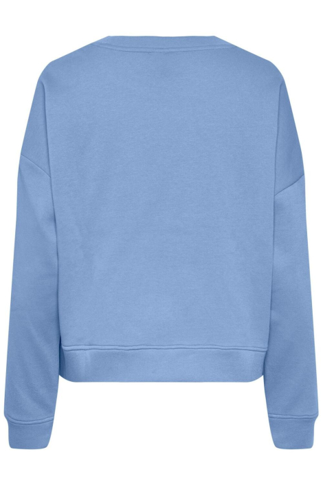 Pieces blauwe dames sweater
