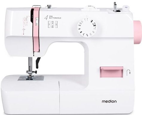 LIFE naaimachine SM70 (MD 11179) | 12 verschillende borduurmotieven| 4-staps knoopsgat | verstelbare steeklengte