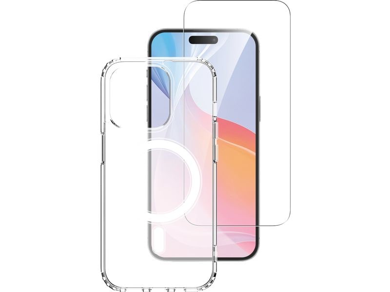 4smarts 360° Premium Set iPhone 16 Pro Set aus Displayschutzfolie und hochfester Schutzhülle für das iPhone 16 Pro
