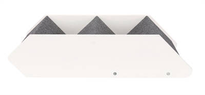 Trixie honden/katten opstap trap in hoogte verstelbaar Wit 67X40X40-47 cm