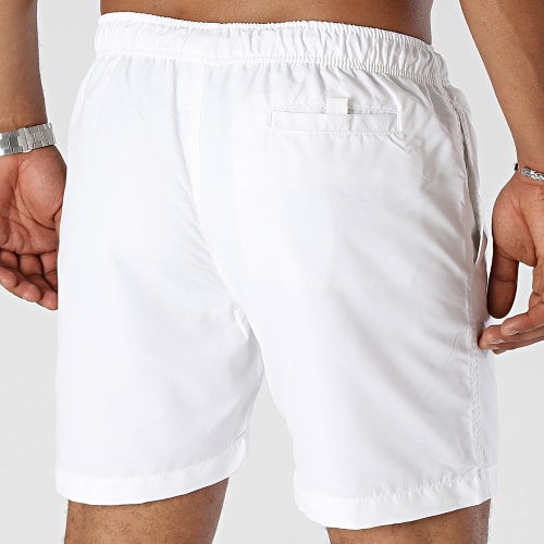 Short De Bain Gorille Graffiti Blanc