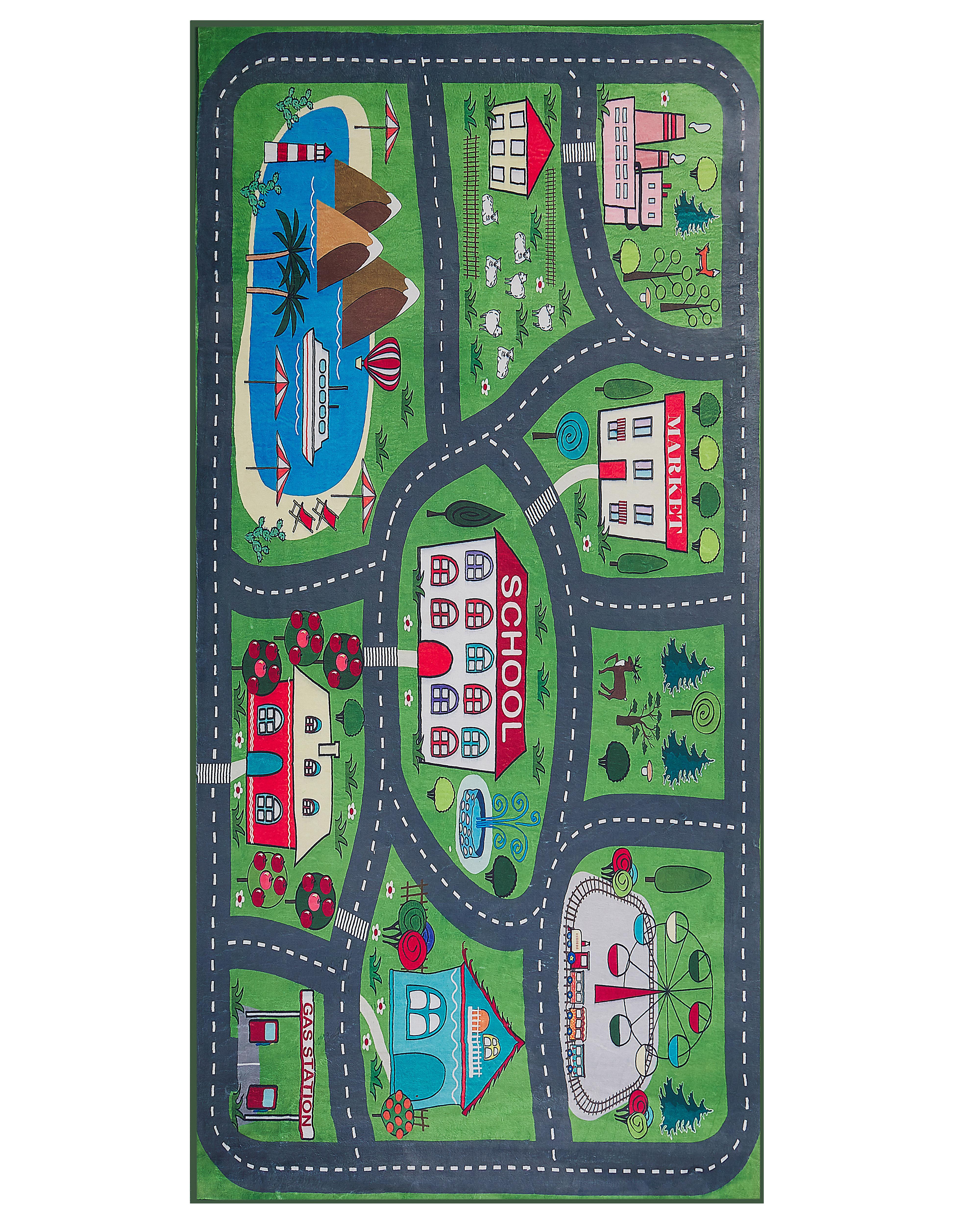 Kindervloerkleed TUTAK Groen 80 x 150 cm