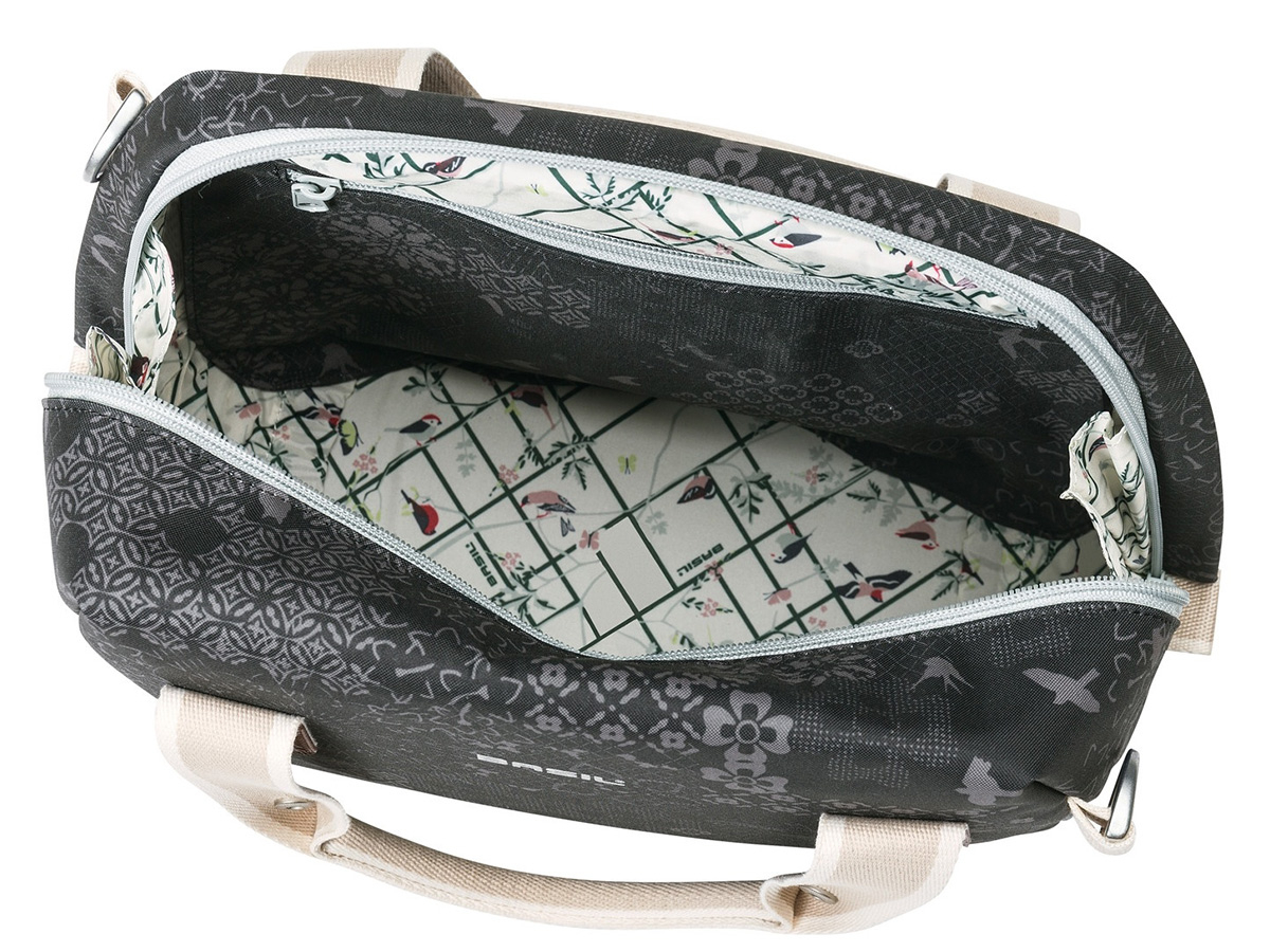 Basil Bohème City stuurtas - Charcoal