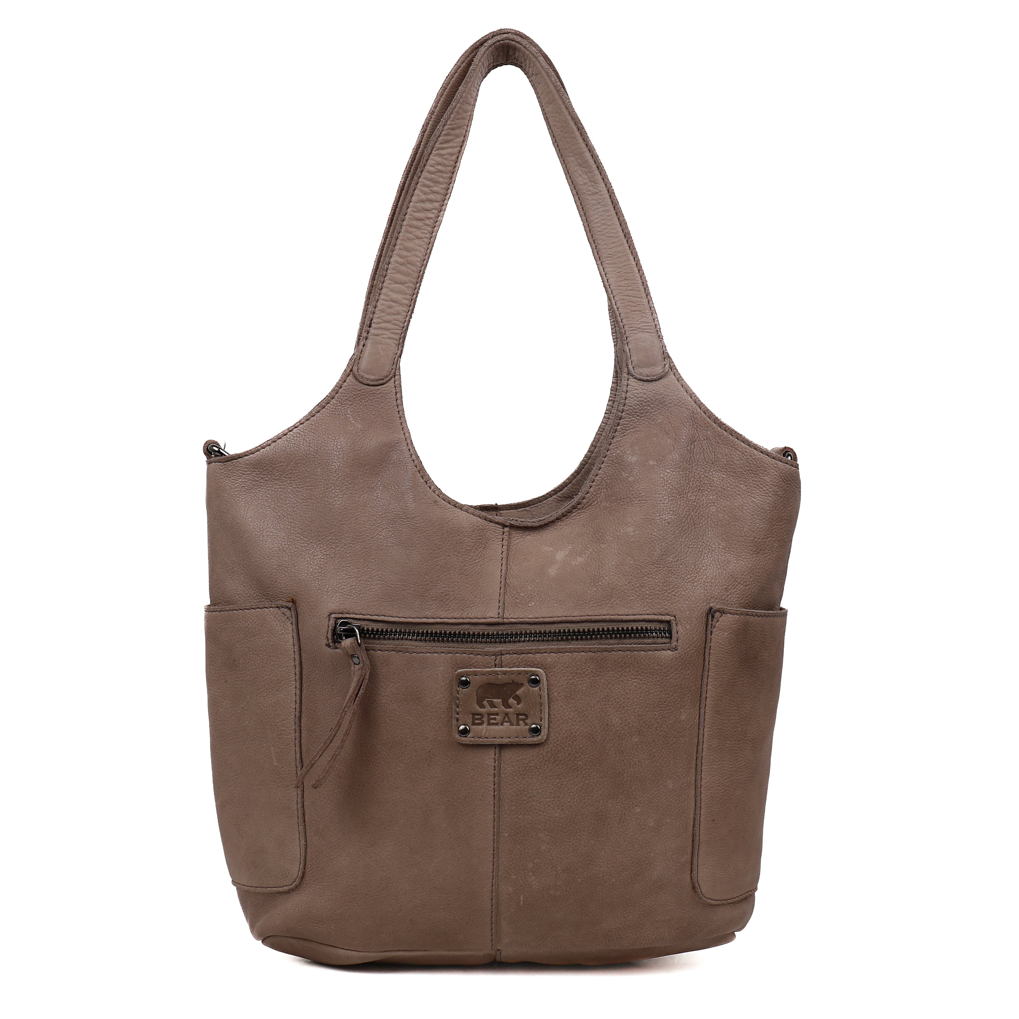 Hand-/schoudertas 'Diede' taupe Taupe