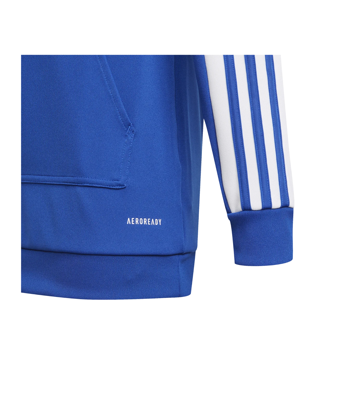 adidas Squadra 21 Hoody Kids Blau Weiss