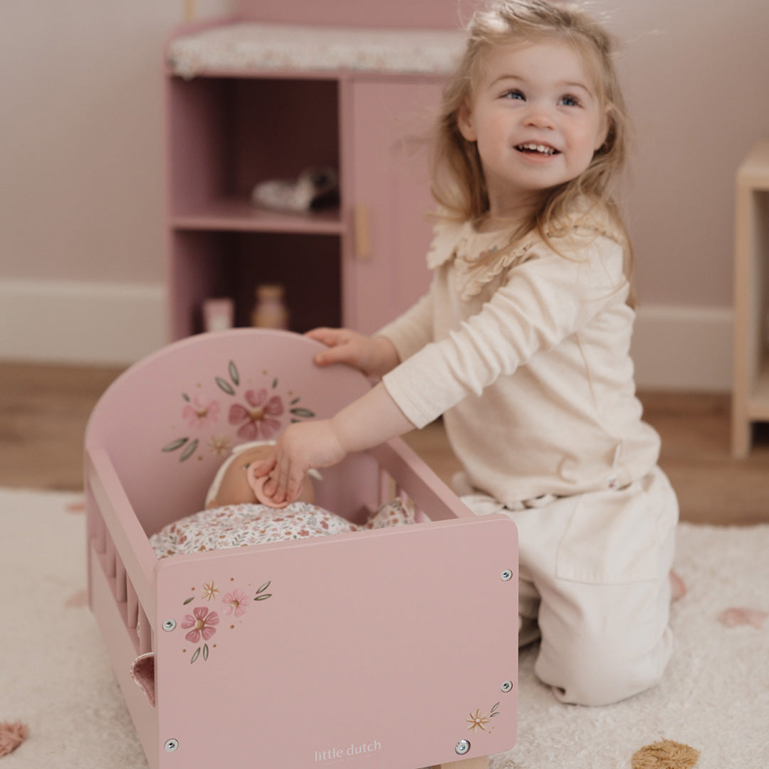little dutch poppenbed - roze