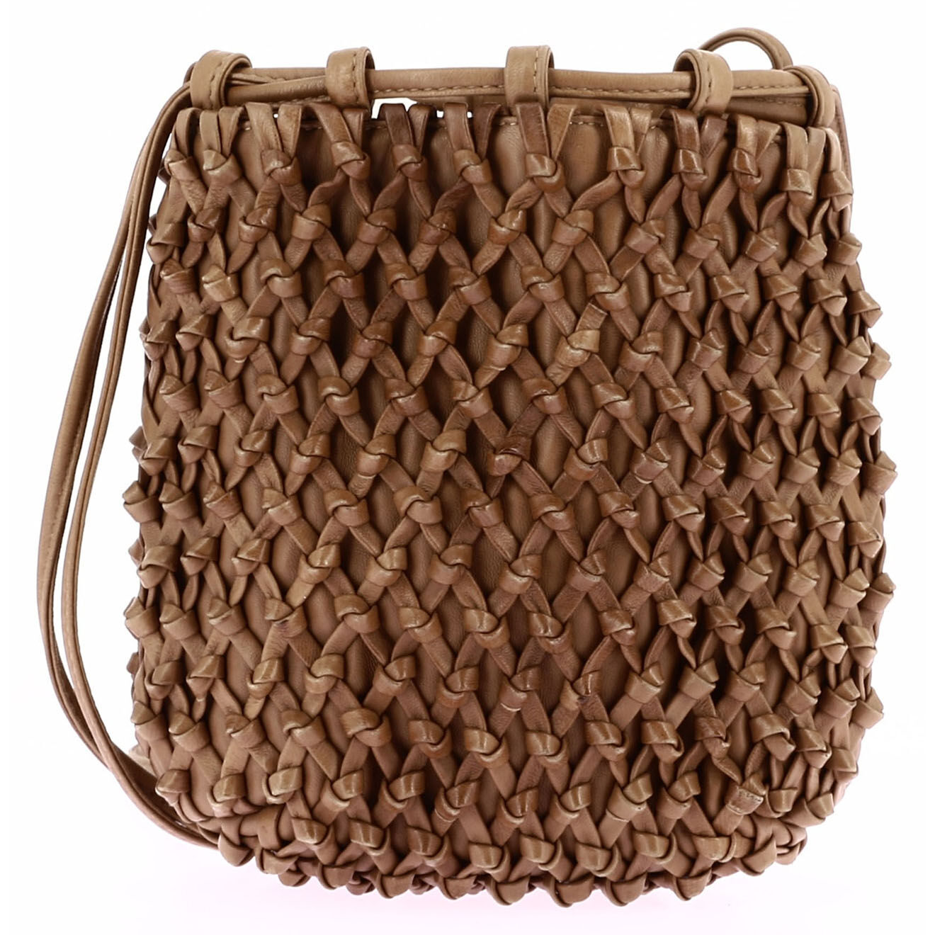 Chanel Sac bandoulière en Cuir marron - Très bon état - Longueur 17 cm