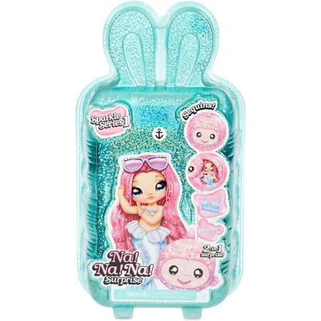 MGA Entertainment Na! Na! Na! Surprise 2-in-1 Pom Doll Sparkle Series for PDQ