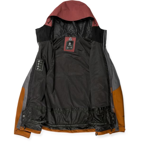 Veste de ski VOLCOM BRIGHTON FULL ZIP JACKET CARAMEL