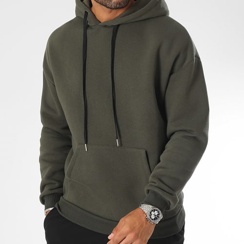 Sweat Capuche Large 0267 Vert Kaki