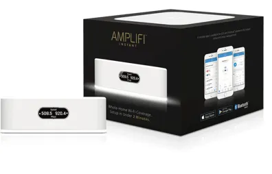 AmpliFi Instant AFi-INS - Wi-Fi-system - (router, forlænger) - op til 4000 sq.ft - mesh 1GbE - Wi-Fi 5 - Dual Band