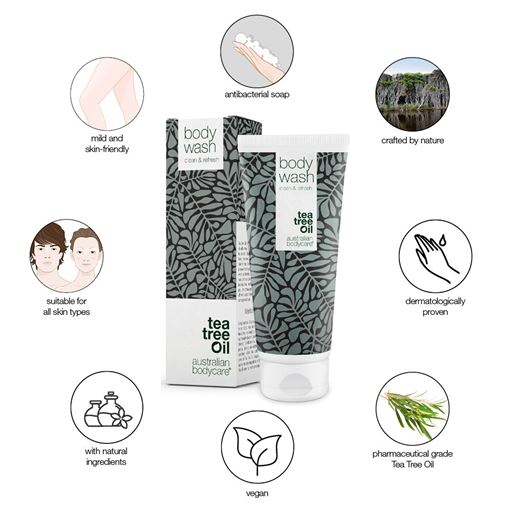 Australian Bodycare Body Wash, Tea Tree, 200 ml
