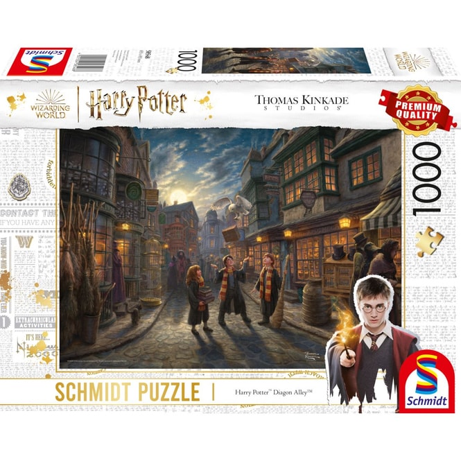 Harry Potter - Puzzle - Thomas Kinkade - Winkelgasse - 1000 Teile
