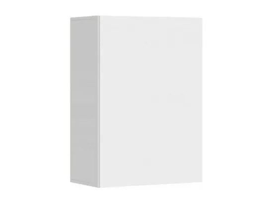 Lit escamotable horizontal blanc Bounto 85x185 avec rangement et bibliothèque composition B-1 matelas 85x185