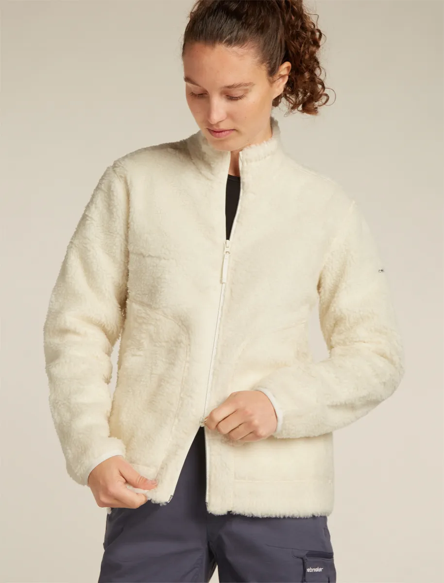 Icebreaker W Mer 800 Realfleece High Pile Ls Z Undyed