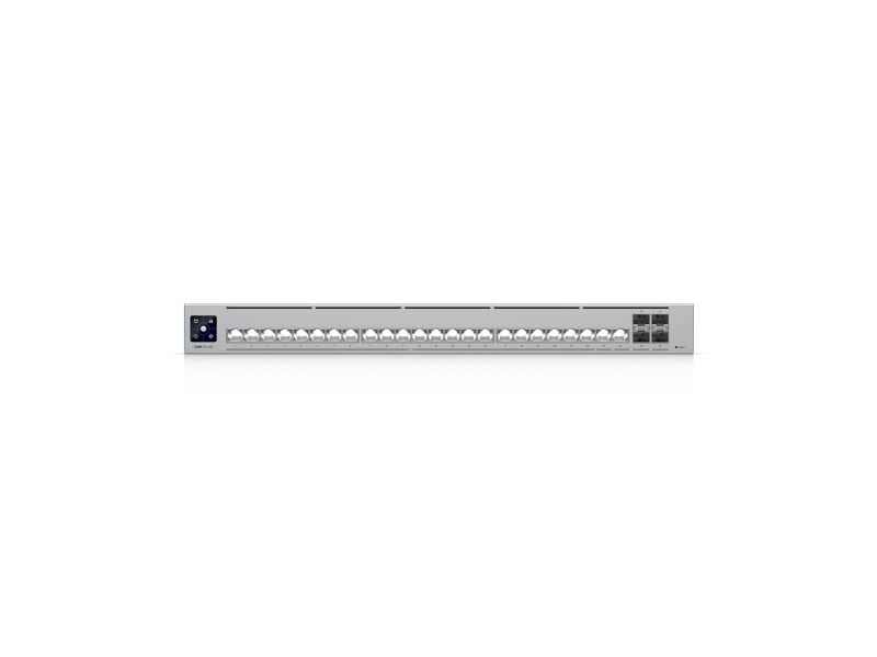 Ubiquiti Switch Pro HD 24 28 Port Leistungsfähiger 24-Port Layer-3-Switch mit 10G SFP  Konnektivität und lüfterlosem Design