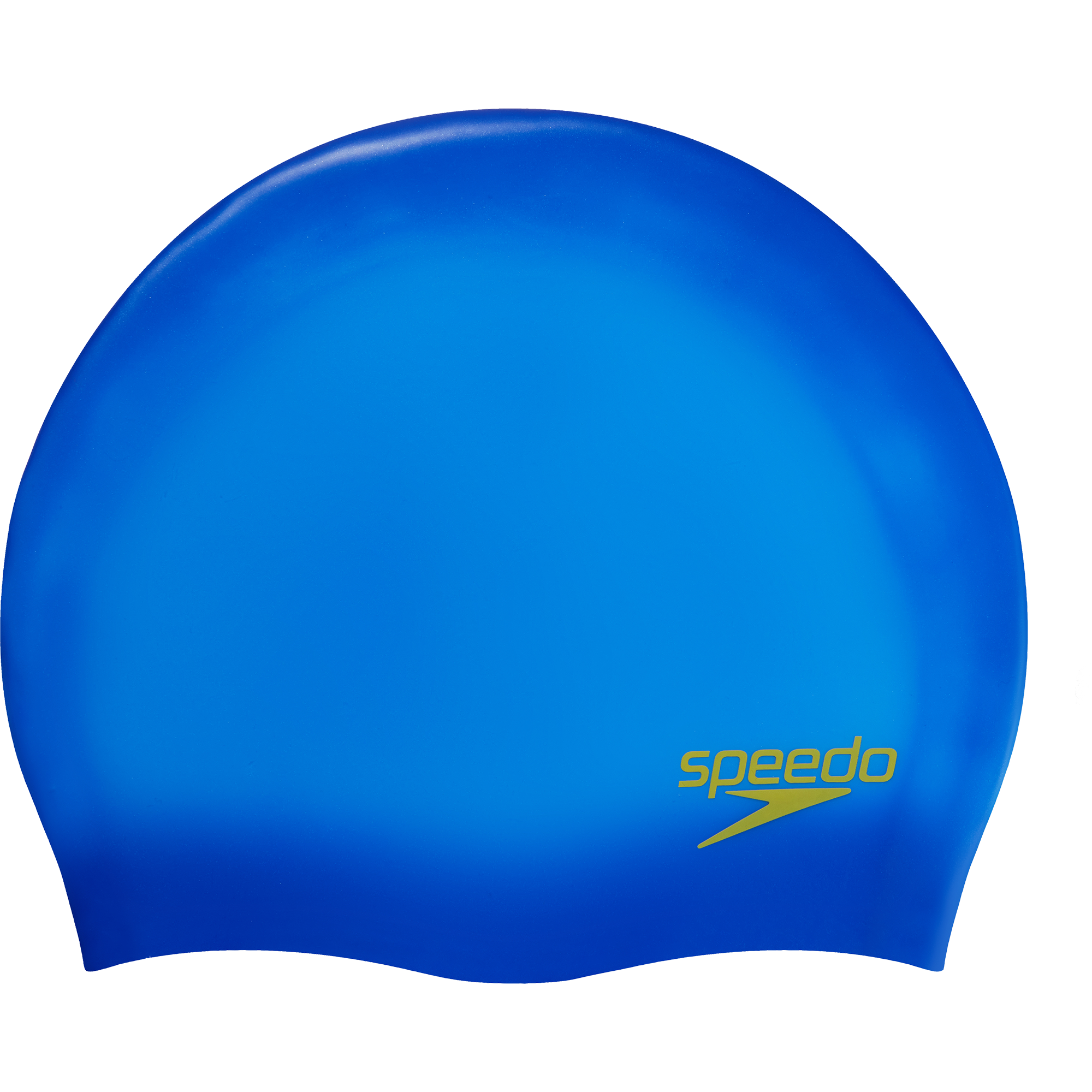 Speedo Plain Moulded Silicone Junior Badekappe Kinder royal blue